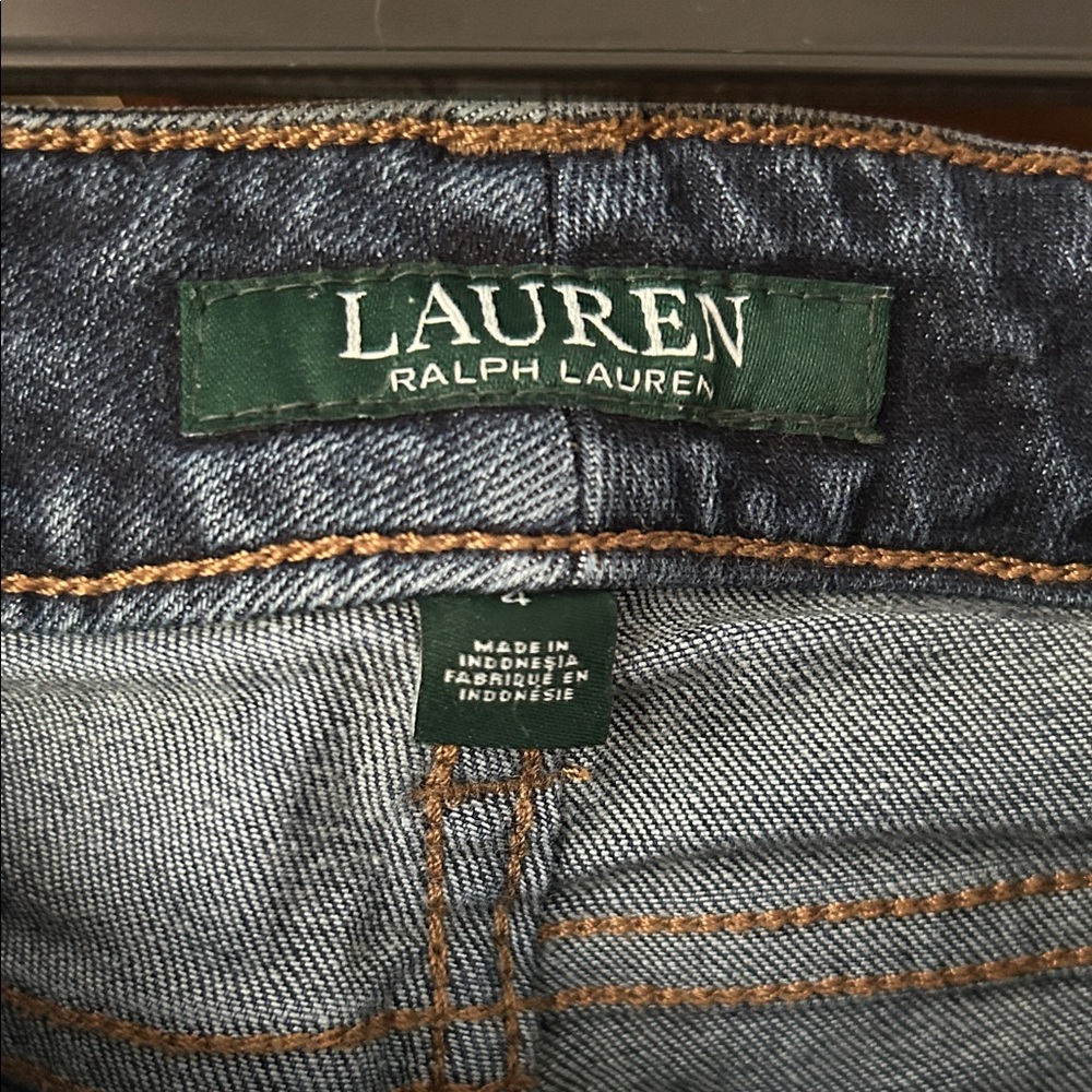Ralph Lauren Dark Blue Straight Leg Jeans - Picture 2 of 5